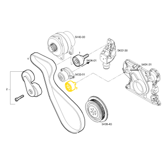 504065878, FPT N67 Guide Pulley