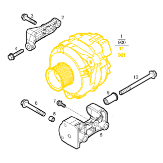 5802879824, FPT C90 Alternator