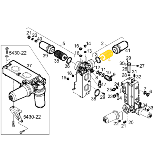 5801954964, FPT C90 Oil Filter