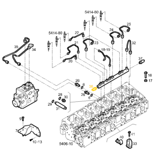 5801483105, FPT C16 Rail Pressure Sensor