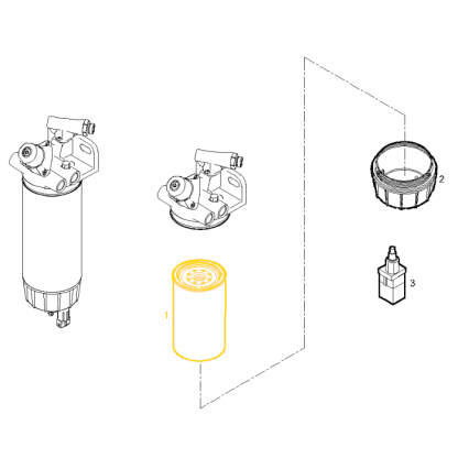 5801620130, FPT C90 C13 C16 Fuel Pre-Filter - Image 2
