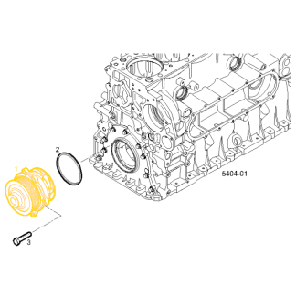 5801938459, FPT C16 Water Pump