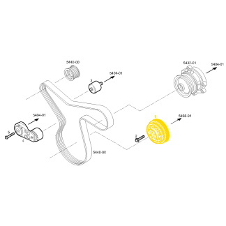 5802025650, FPT C16 Belt Tensioner
