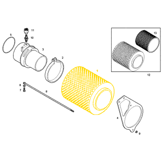8015887, FPT N67 Air Cleaner