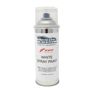 Mid Shore Diesel FPT White Spray Paint Can 12oz
