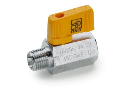 MV608-6, Parker Industrial Ball Valves - Chrome Plated Brass Ball Valves