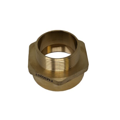 FM3025T, Dixon Valve Female to Male Hex Nipple Brass - Image 3