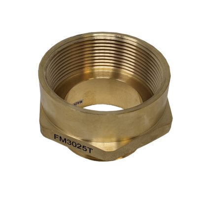 FM3025T, Dixon Valve Female to Male Hex Nipple Brass - Image 2